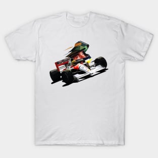 Ayrton Senna Full Color T-Shirt